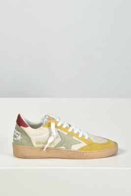 Golden Goose sneakers Ballstar GWF00746.F008148.83254 buttercream/honey/sage green/brick red Golden Goose sneakers Ballstar GWF00746.F008148.83254 buttercream/honey/sage green/brick red