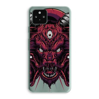 Hell Hound and Serpents: Google Pixel 5a 5G Transparant Hoesje