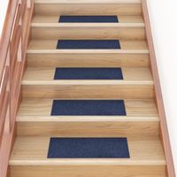 VidaXL 15 st trapmatten zelfklevend rechthoekig 60x25 cm blauw VidaXL 15 st trapmatten zelfklevend rechthoekig 60x25 cm blauw