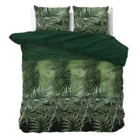 Dekbedovertrek Green Art Soft - Tweepersoons (200x200 cm) - Groen Polyester-katoen - Dessin: - Sleeptime Classy - Dekbed-Discounter.nl