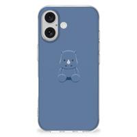 iPhone 16 plus Telefoonhoesje met Naam Baby Rhino