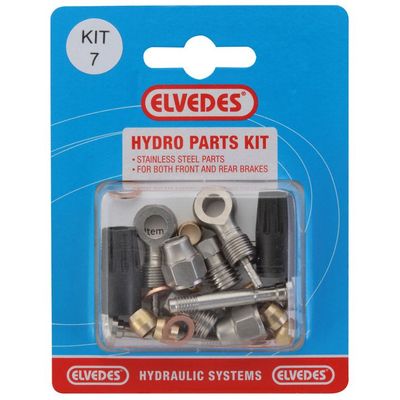 Elvedes Hydraulische onderdelen kit 7 m9 x 1,25 met banjo