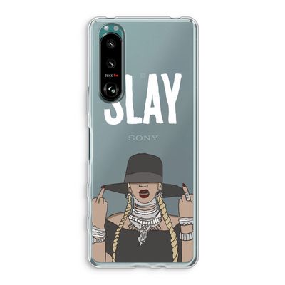 Slay All Day: Sony Xperia 5 III Transparant Hoesje