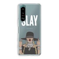 Slay All Day: Sony Xperia 5 III Transparant Hoesje