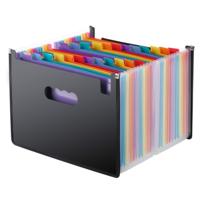 Orgel uitbreiden gekleurde bestandsmap A4 organisator draagbare zakelijke kantoorbenodigdheden grootte: 33x 23.5 cm grootte: 24 zakken