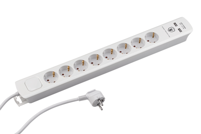 Meister Stekkerdoos 8V Schakel 2Xusb 1,4M W - WU7430770