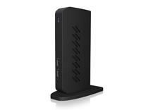ICY BOX IB-DK2252AC Bedraad USB 3.2 Gen 1 (3.1 Gen 1) Type-C Zwart - thumbnail
