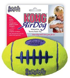 Kong airdog football geel (SMALL 9X5,5 CM)