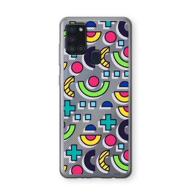 8-bit N°6: Samsung Galaxy A21s Transparant Hoesje