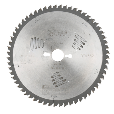 DeWalt Accessoires Cirkelzaagbl. S60 250x30x60t - DT4352-QZ