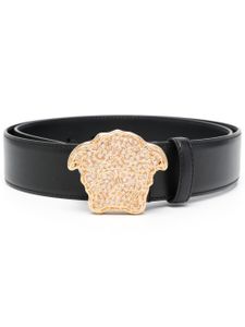 Versace ceinture à boucle Medusa - Noir