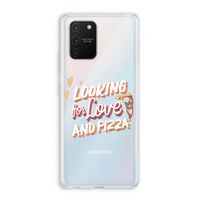 Pizza is the answer: Samsung Galaxy S10 Lite Transparant Hoesje