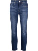 7 For All Mankind jean skinny à taille basse - Bleu