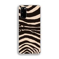 Arizona Zebra: Samsung Galaxy S20 Transparant Hoesje