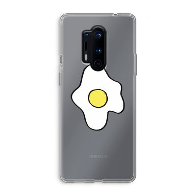 Spiegelei: OnePlus 8 Pro Transparant Hoesje