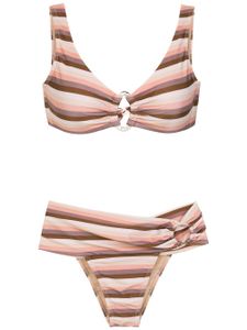 Amir Slama striped bikini - Tons neutres