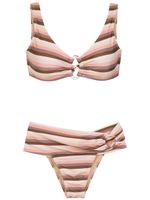 Amir Slama striped bikini - Tons neutres