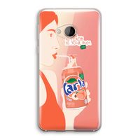 Peach please!: HTC U Play Transparant Hoesje