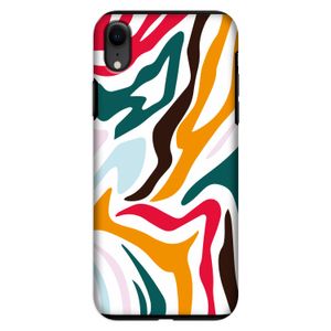 Colored Zebra: iPhone XR Tough Case