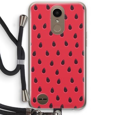 Watermelon: LG K10 (2017) Transparant Hoesje met koord