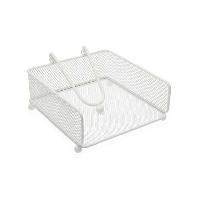 Servethouder Versa Wit Staal Ijzer 17,5 X 9 X 18 CM