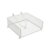 Servethouder Versa Wit Staal Ijzer 17,5 X 9 X 18 CM