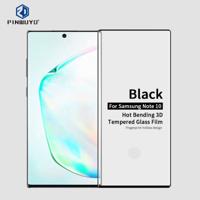 PINWUYO 9H 3D Hot Bending Tempered Glass Film for Galaxy Note10?Black?