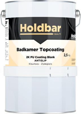 Holdbar Badkamer Topcoating Zijdeglans Antislip 2,5 kg