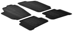 Rubbermatten passend voor Volkswagen Polo 6R 2009- (4-delig + montageclips) GL0065