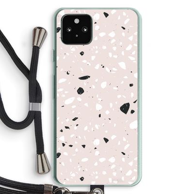 Terrazzo N°20: Pixel 5a 5G Transparant Hoesje met koord