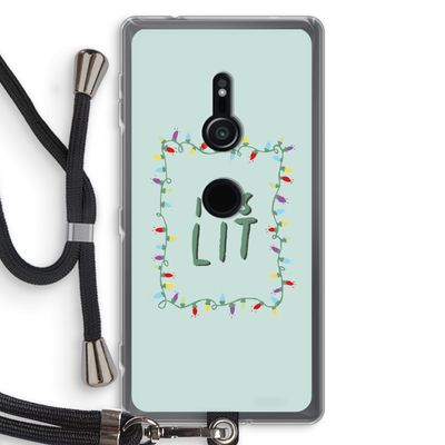 It's Lit: Sony Xperia XZ2 Transparant Hoesje met koord