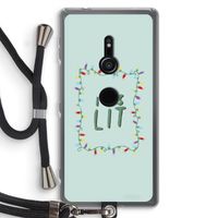 It's Lit: Sony Xperia XZ2 Transparant Hoesje met koord