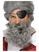 Licht grijze piraten baard