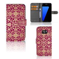 Wallet Case Samsung Galaxy S7 Edge Barok Pink