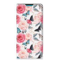 Samsung Galaxy A73 Smart Cover Butterfly Roses - thumbnail