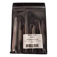 Midlock haakgereedschap 4-delig