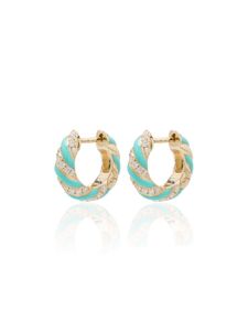 Yvonne Léon boucles d'oreilles en or 9ct à ornements - GOLD