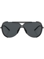 Giorgio Armani lunettes de soleil à monture pilote - Noir