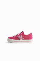 Sneaker met etnische strook - RED - 37 - thumbnail