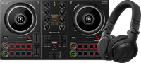 Pioneer DJ DDJ-200 + HCJ-CUE1BT Zwart