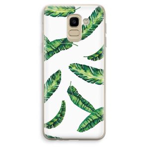Lange bladeren: Samsung Galaxy J6 (2018) Transparant Hoesje
