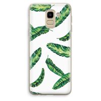 Lange bladeren: Samsung Galaxy J6 (2018) Transparant Hoesje