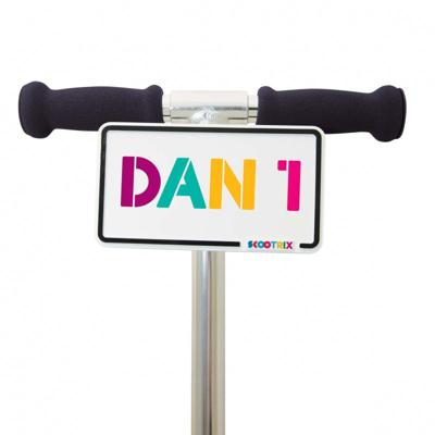 Scootrix number plate green Scootrix number plate green