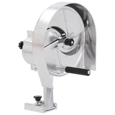 VidaXL Groentesnijder handmatig 22x44,5 cm aluminium zilverkleurig