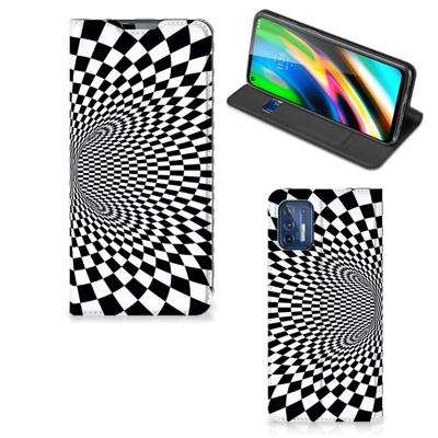Motorola Moto G9 Plus Stand Case Illusie