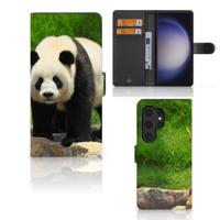 Samsung Galaxy S24 Ultra | Telefoonhoesje | Met pasjeshouder | Panda
