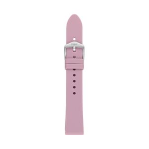 Horlogeband Fossil S181415 Silicoon Roze 18mm