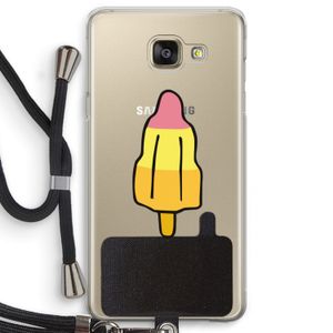 Raketijsje: Samsung Galaxy A5 (2016) Transparant Hoesje met koord