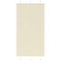 Plissé rolgordijn 105x200cm stofbreedte 104,4cm polyester crème