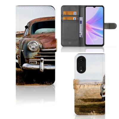 OPPO A78 5G | A58 5G | Telefoonhoesje met foto | Vintage Auto